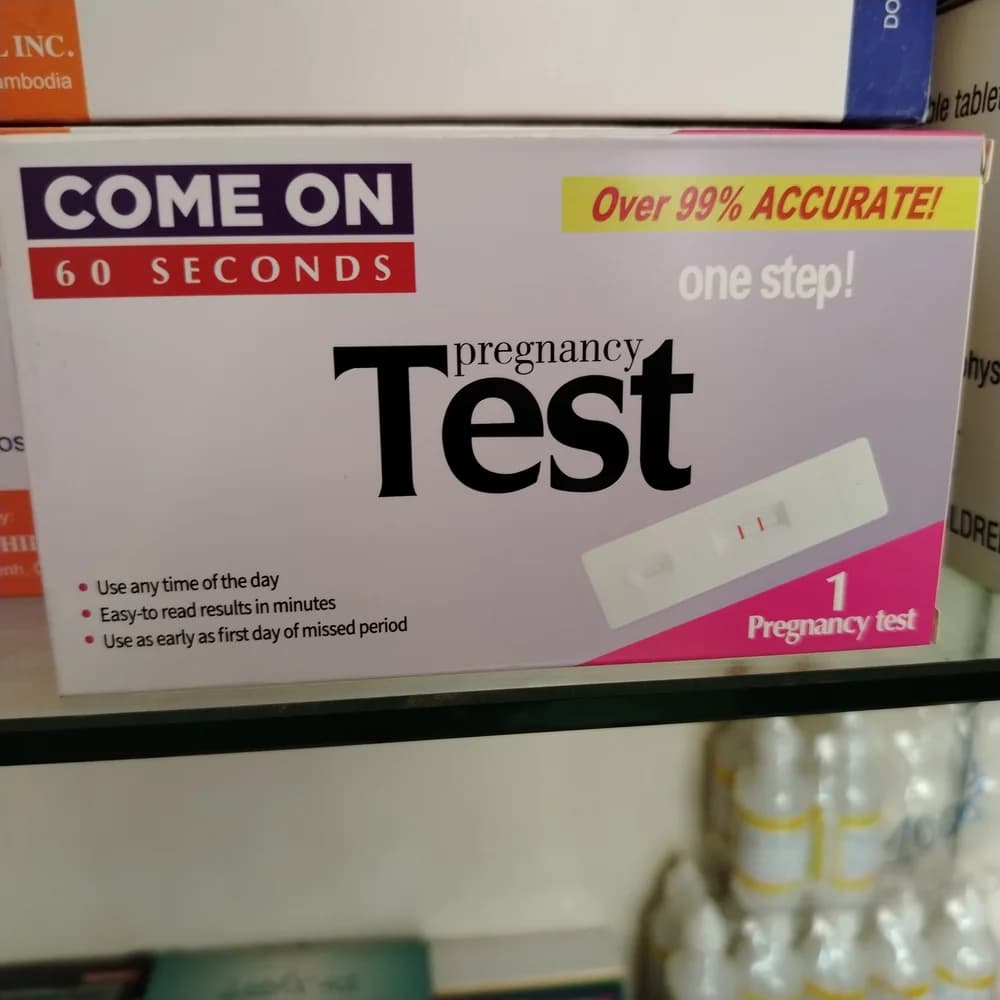 Come On 60 Seconds Pregnancy Test Not available