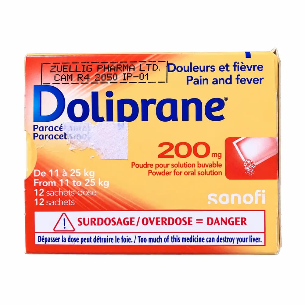 Doliprane 200 mg