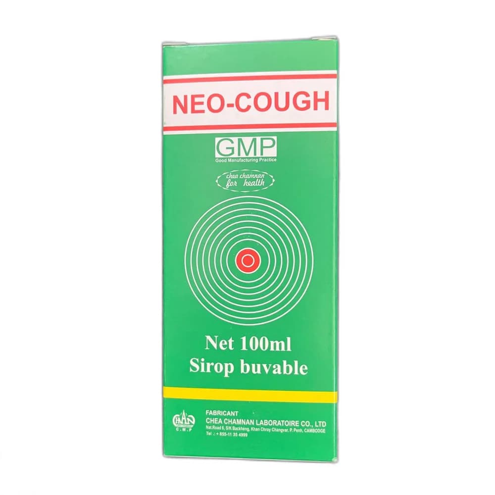 NEO-COUGH Promethazine hydrochloride 3.6 mg / codeine phosphate 9 mg per 5 mL