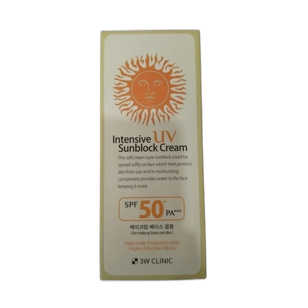 3W Clinic Intensive UV Sunblock Cream SPF50+ / PA+++ / 70 ml