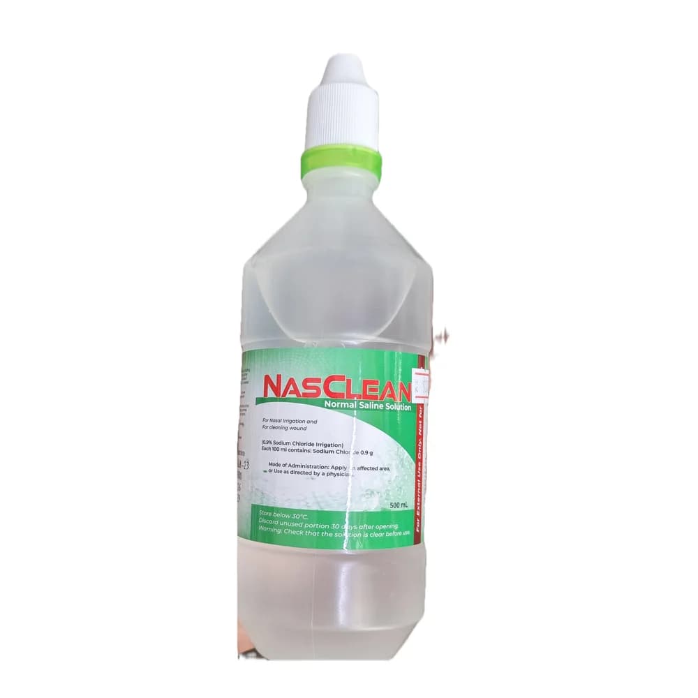 NasClean Normal Saline Solution 0.9% (500 mL)