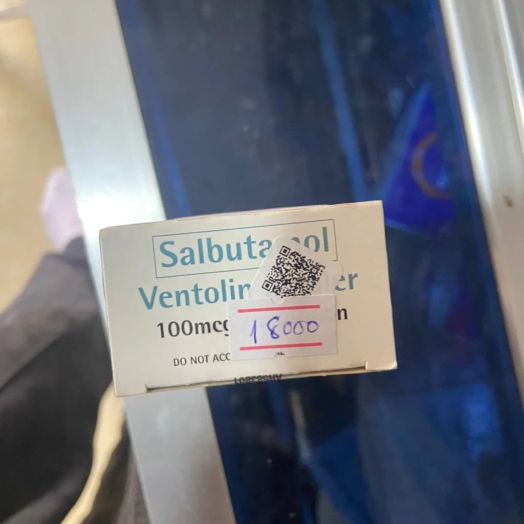 Ventolin Inhaler Salbutamol 100mcg/dose