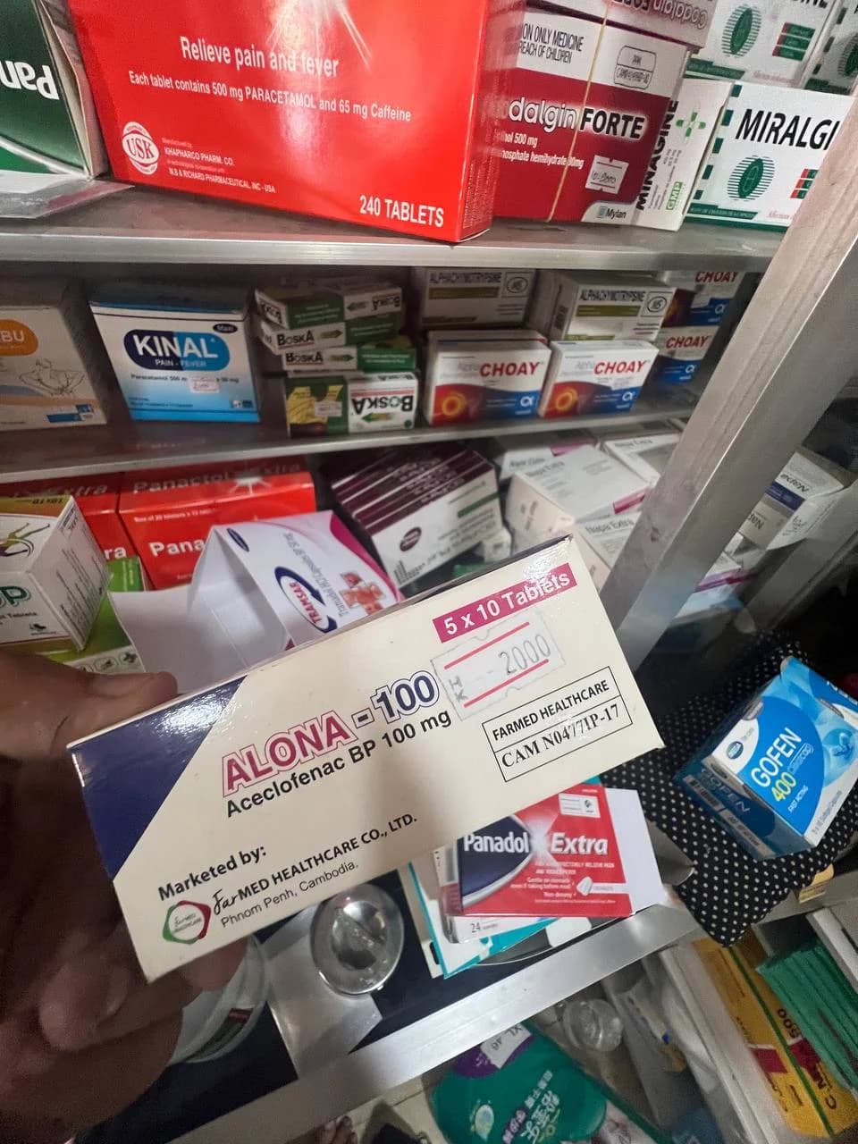 ALONA-100 Aceclofenac BP 100mg