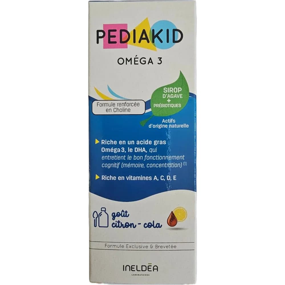 Pediakid Oméga 3 Omega-3 165 mg (DHA 115 mg)/10 ml (125 ml)