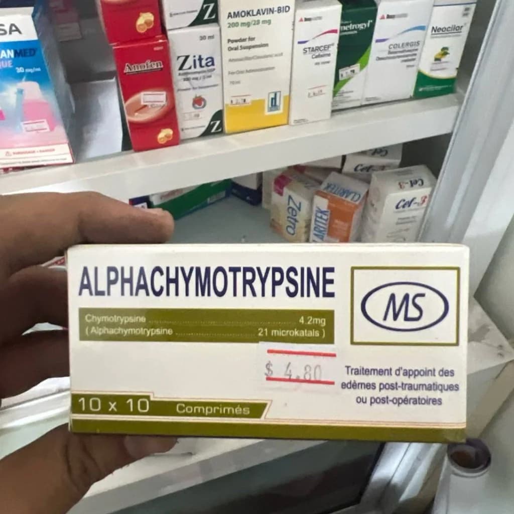 Alphachymotrypsine 4.2mg