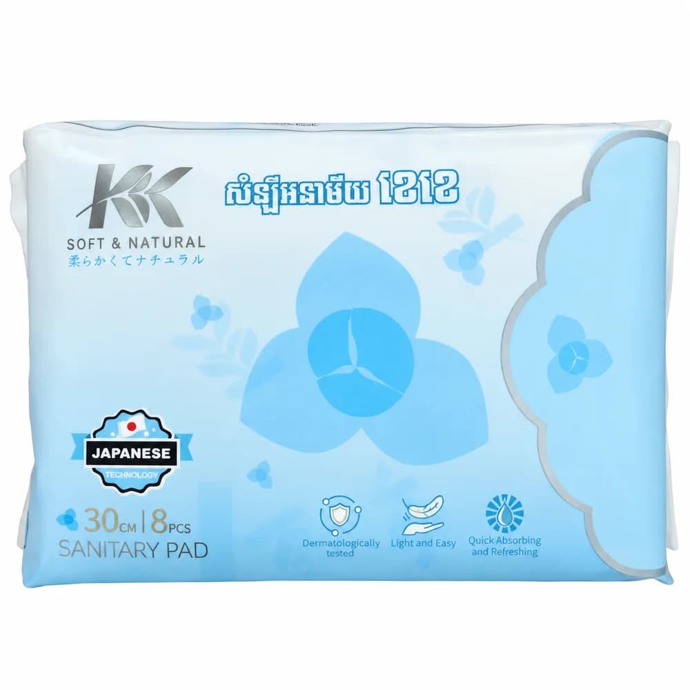 KK Soft & Natural Sanitary Pads (Night variant) 30 cm