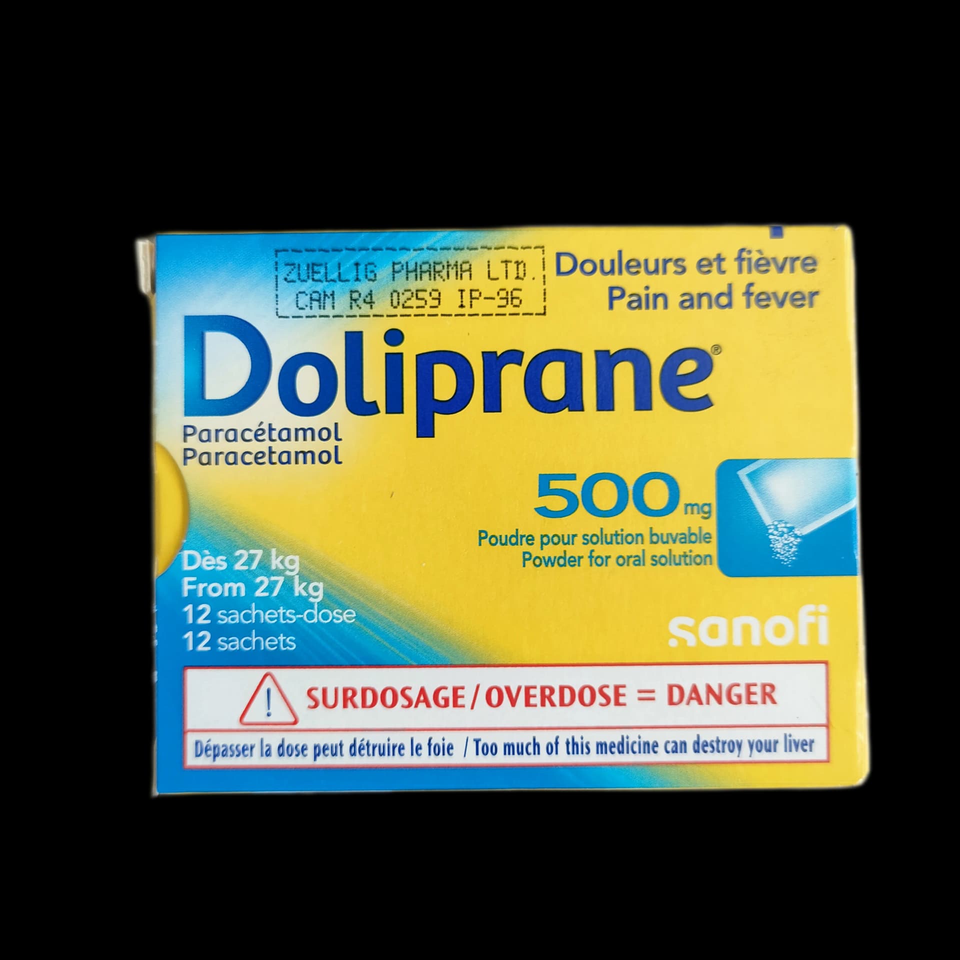 Doliprane 500mg Sachet 500mg