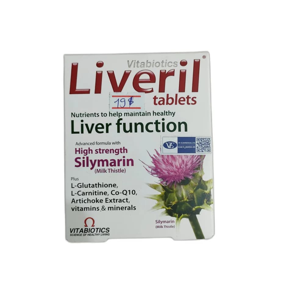 Liveril Silymarin (Milk Thistle) 280 mg