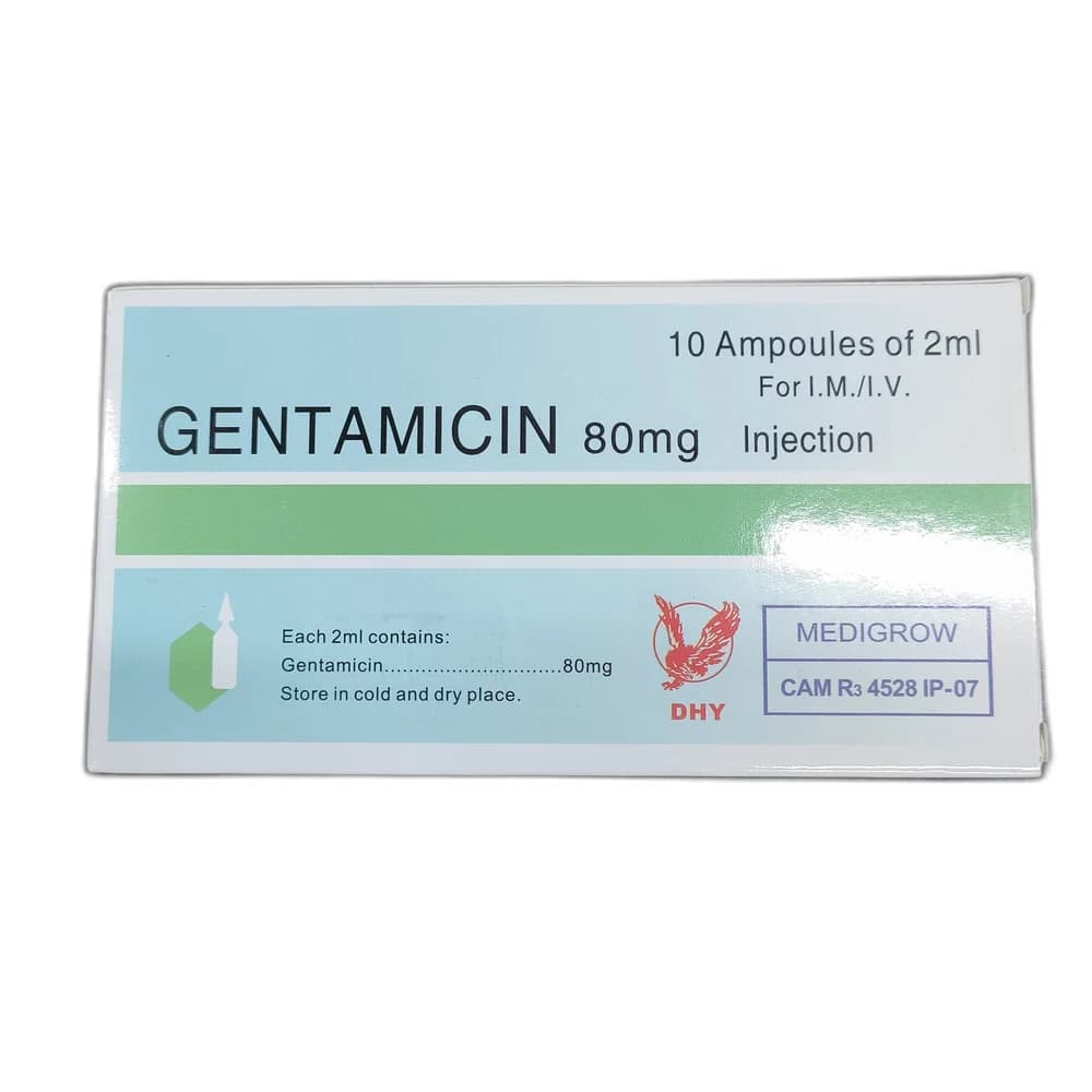 Gentamicin Injection 80 mg/2 mL