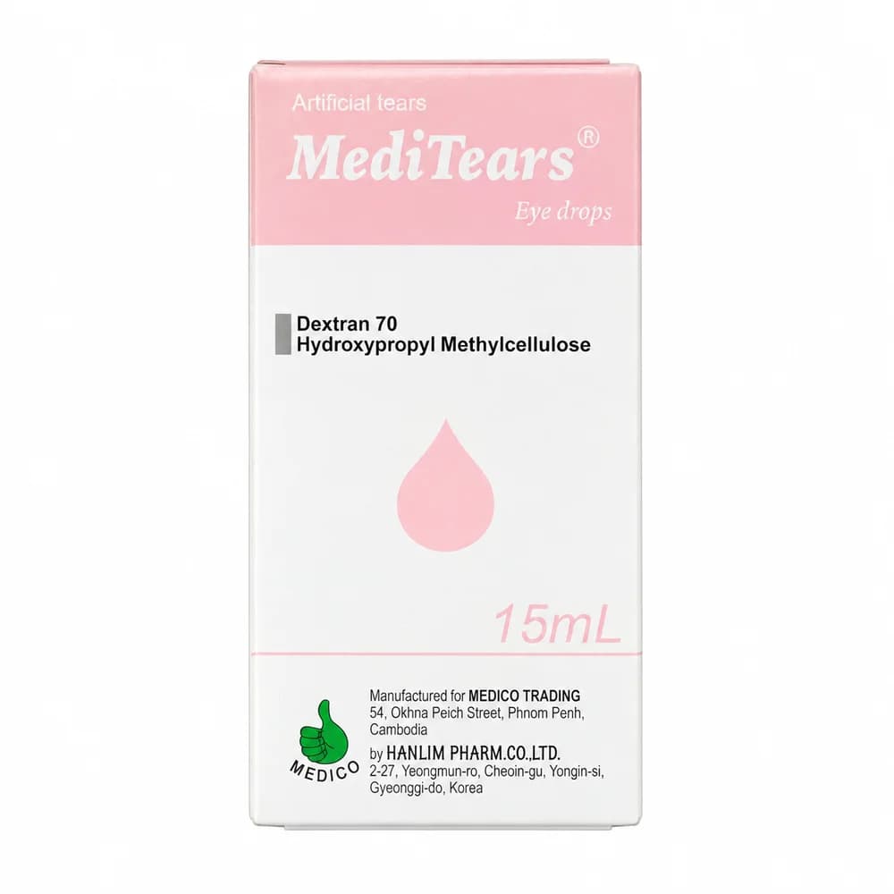 MediTears Dextran 70 0.1% / Hypromellose 0.3%