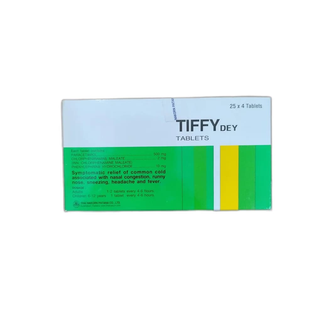 Tiffy Dey 500 mg / 2 mg / 10 mg