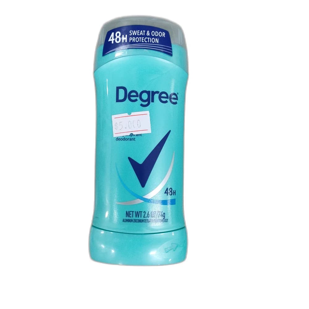 Degree Antiperspirant Deodorant Aluminum zirconium tetrachlorohydrex gly 15.2% / 74 g