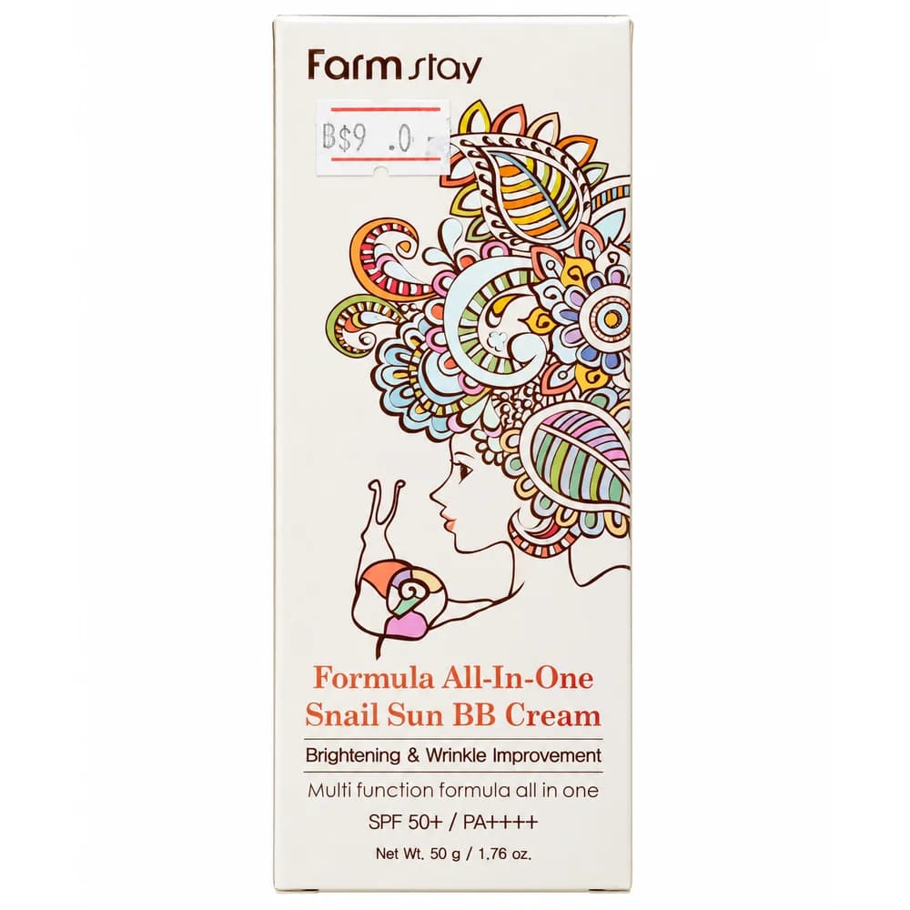 Farmstay Formula All-In-One Snail Sun BB Cream SPF 50+ PA++++, 50 g