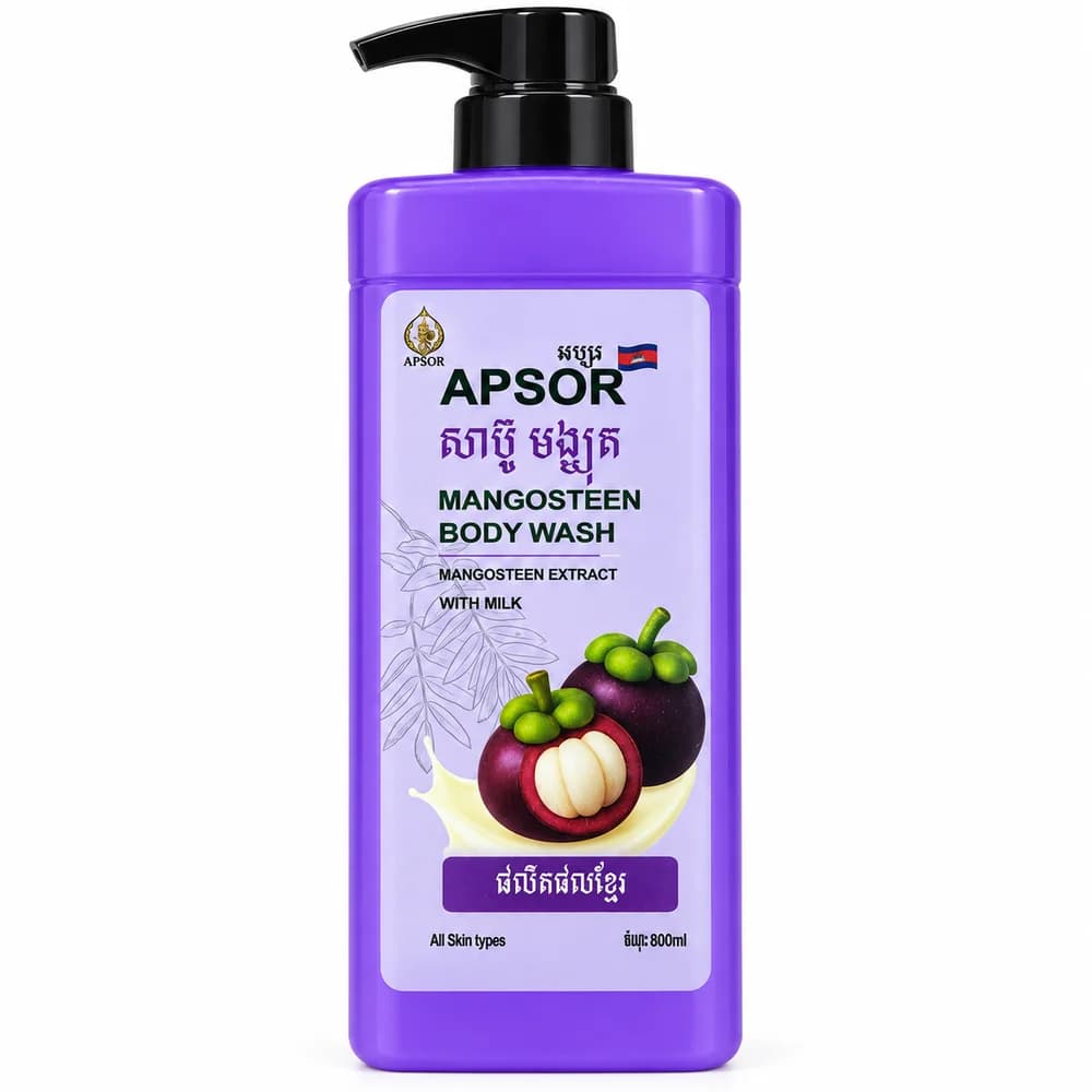 Apsor Mangosteen Milk Body Wash 800 ml