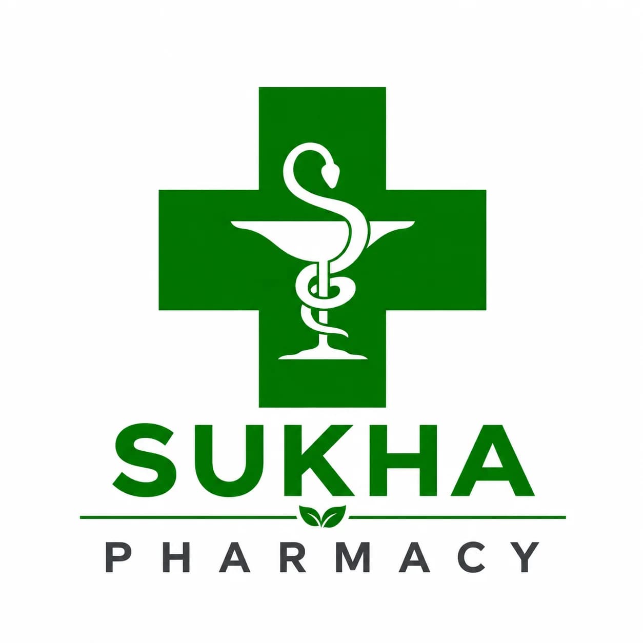 SUKHA PHARMACY pharmacy logo
