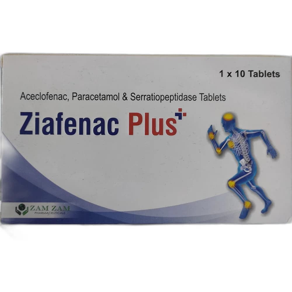 Ziafenac Plus 10 mg + 500 mg + 100 mg