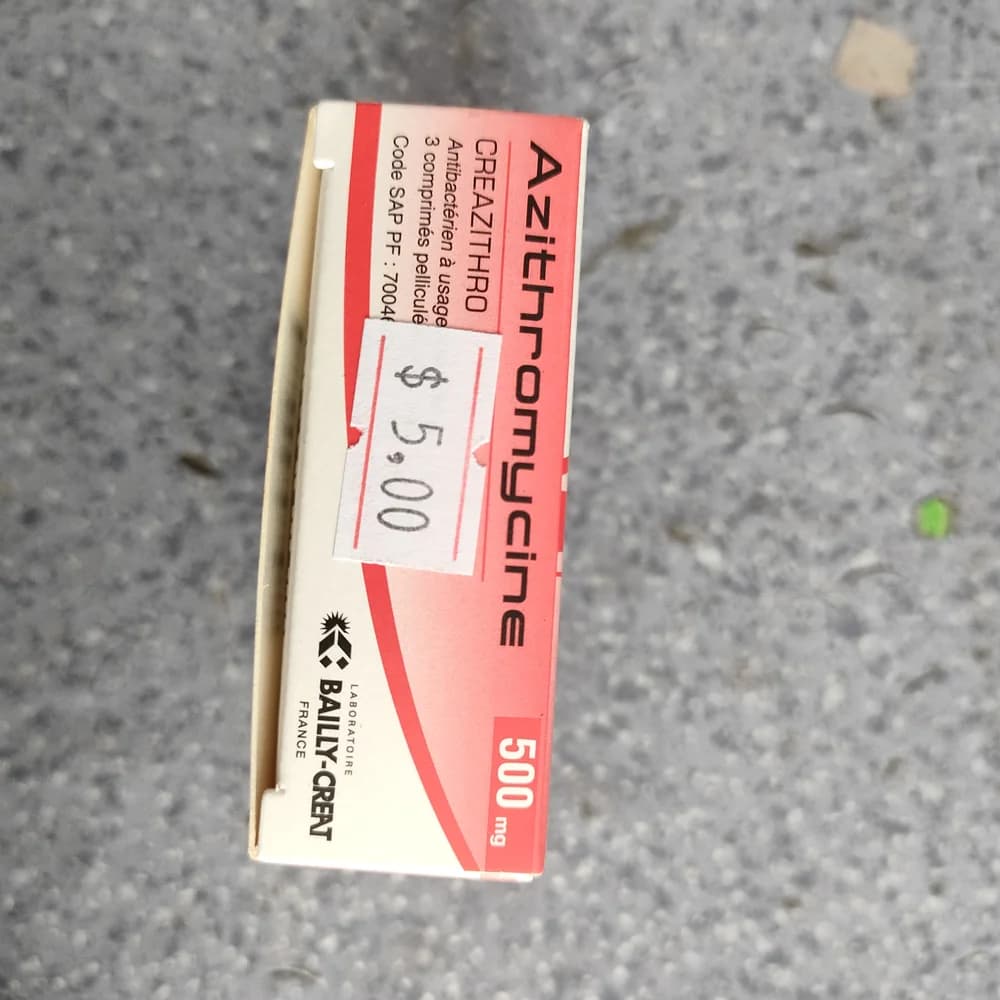 Azithromycine Bailly-Creat (Creazithro) 500 mg
