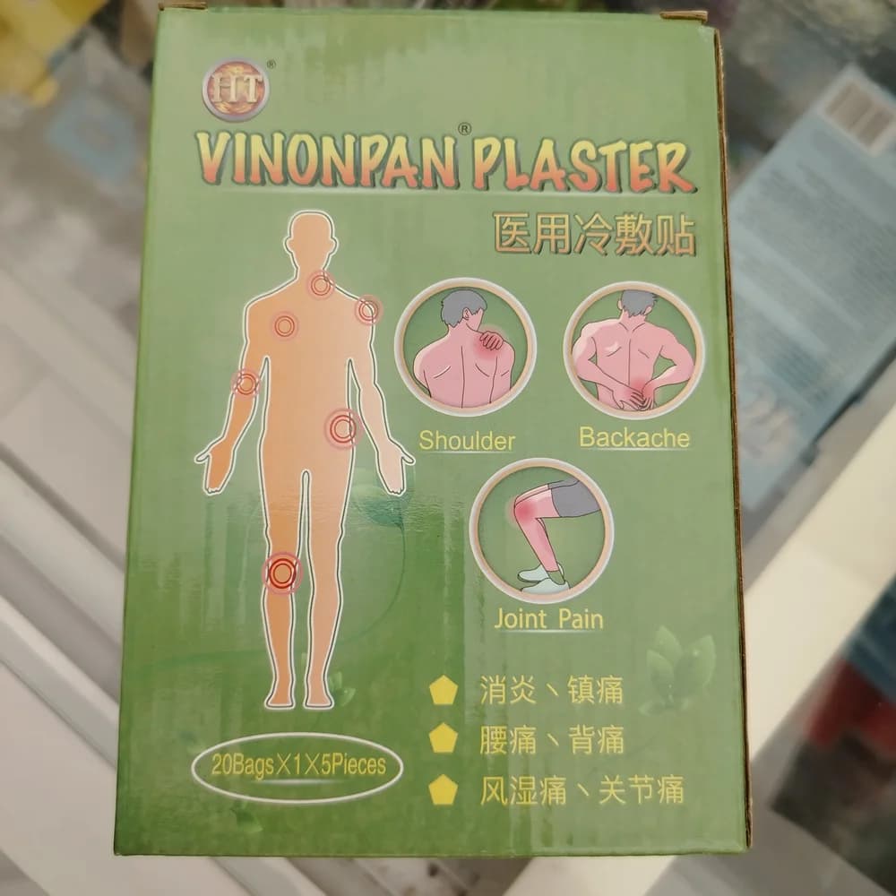 VINONPAN PLASTER 5 pieces per bag; 20 bags