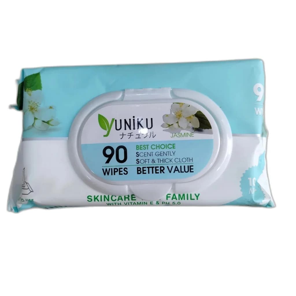 Yuniku Jasmine Wipes 90 Wipes