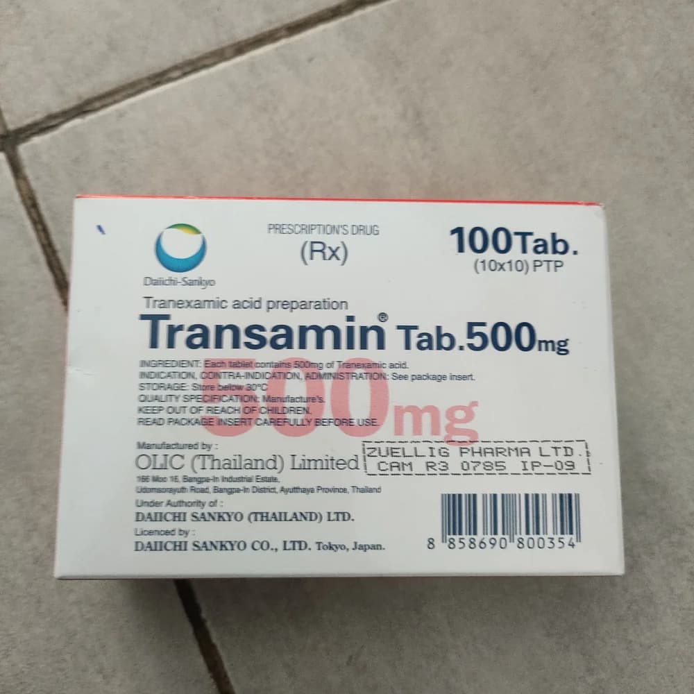 Transamin 500 mg 500 mg per tablet