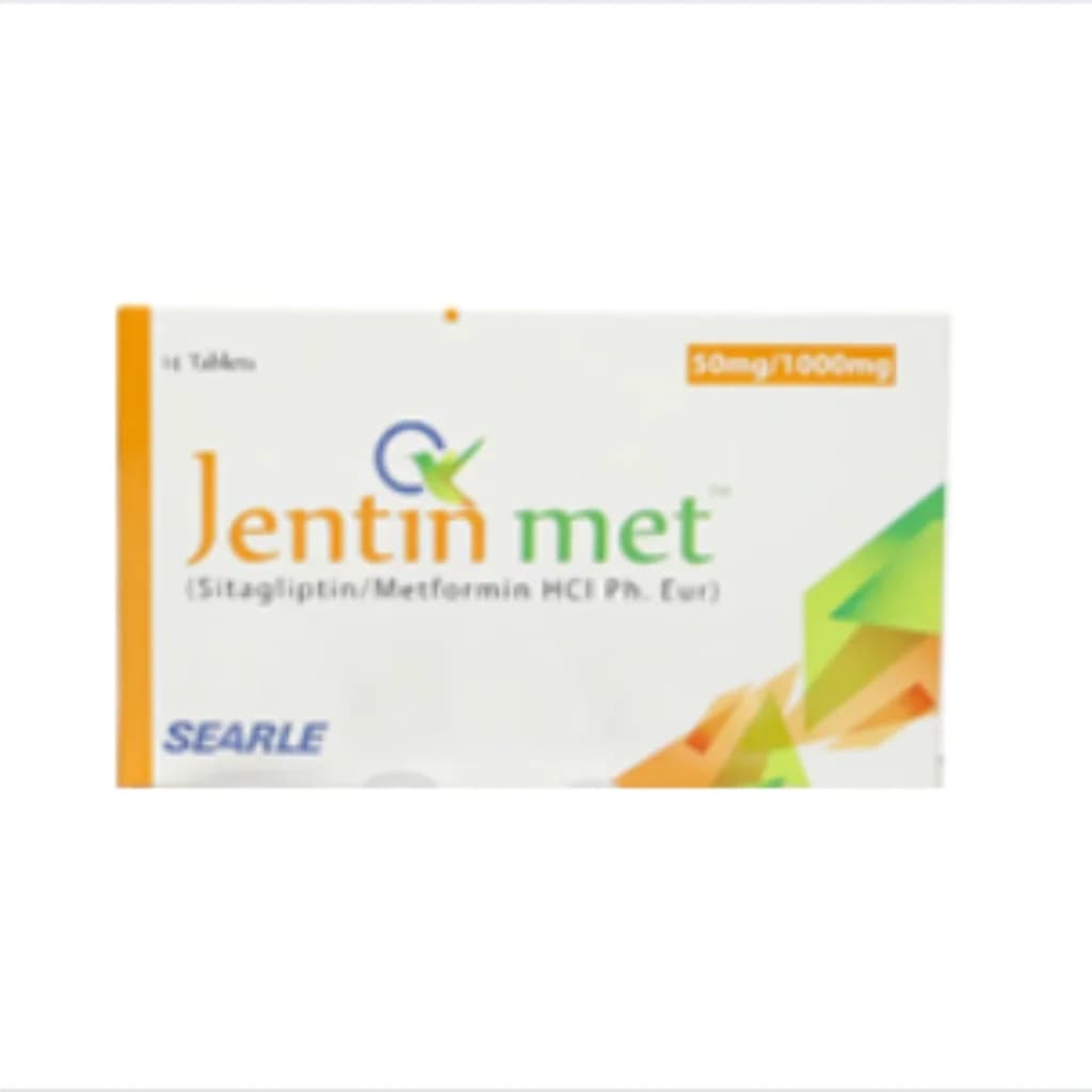 Jentin Met 50mg/1000mg (Sitagliptin/Metformin) 50mg/1000mg
