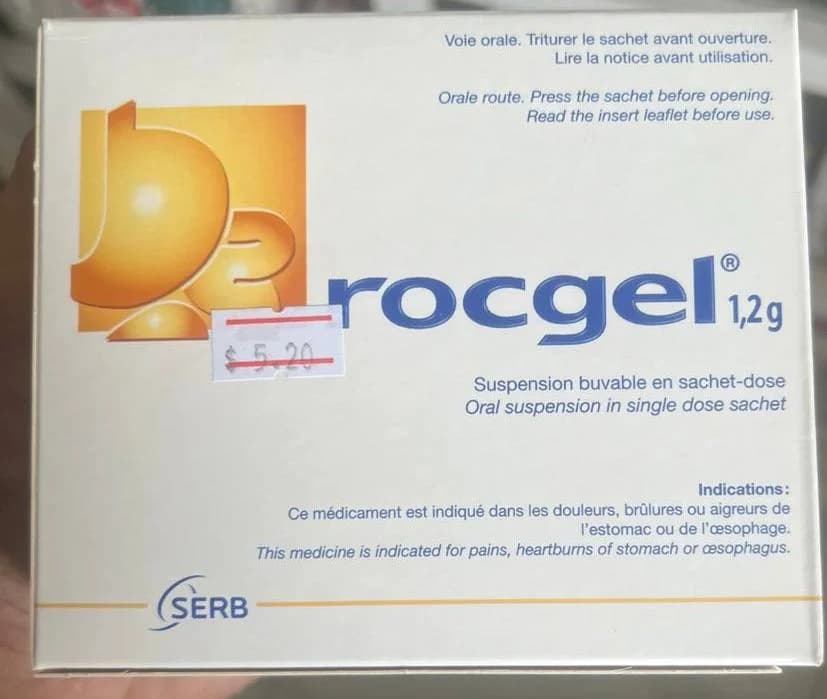 Rocgel 1.2g Antacid 1.2g