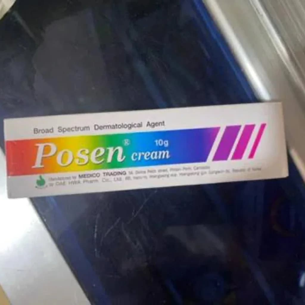 Posen Cream Broad Spectrum Dermatological Agent 10g