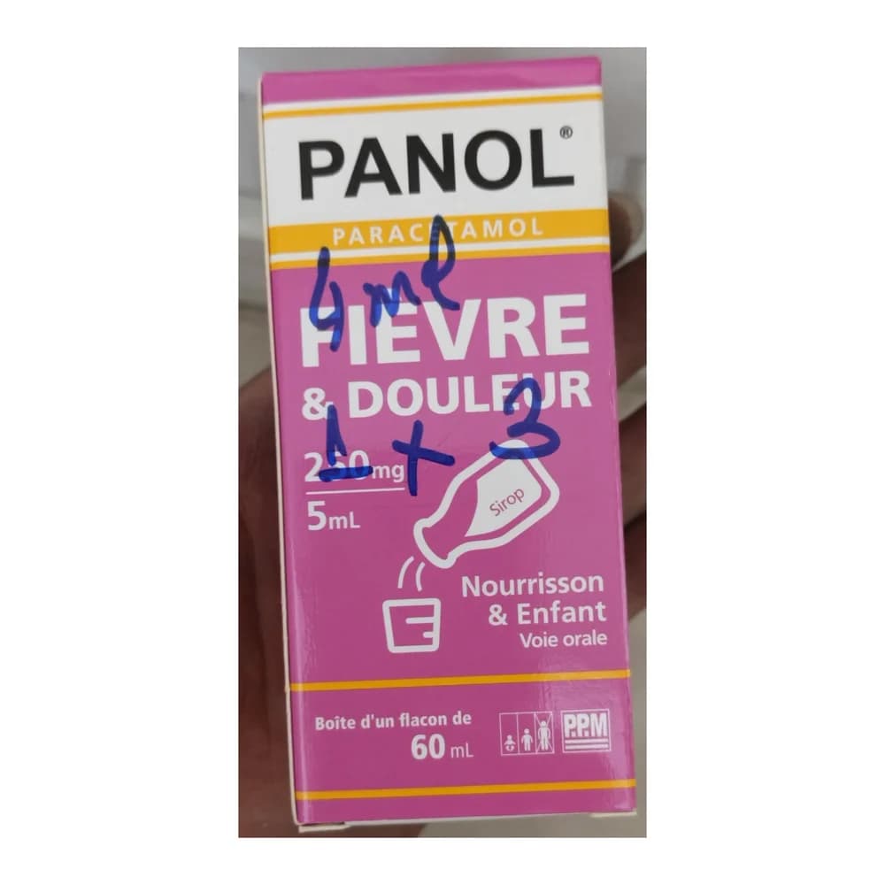 Panol 250 mg/5 ml (60 ml)