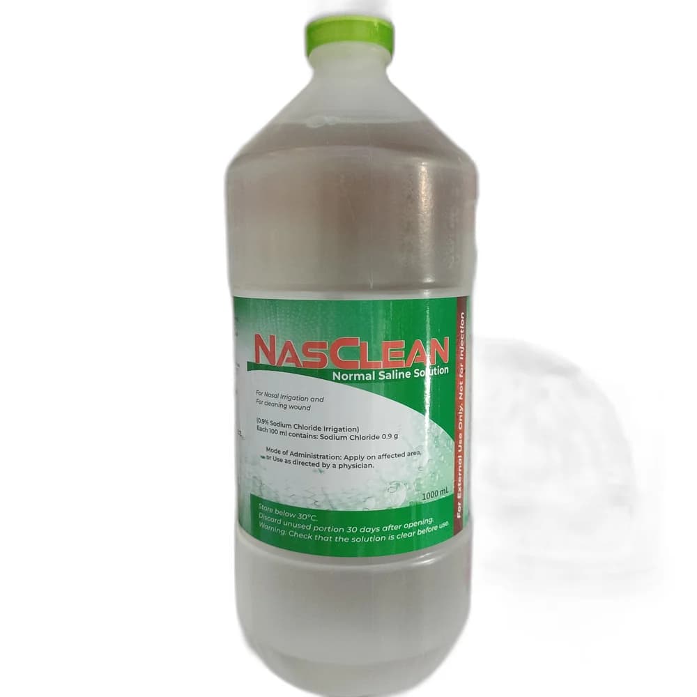 NasClean 0.9% Sodium Chloride, 1000mL