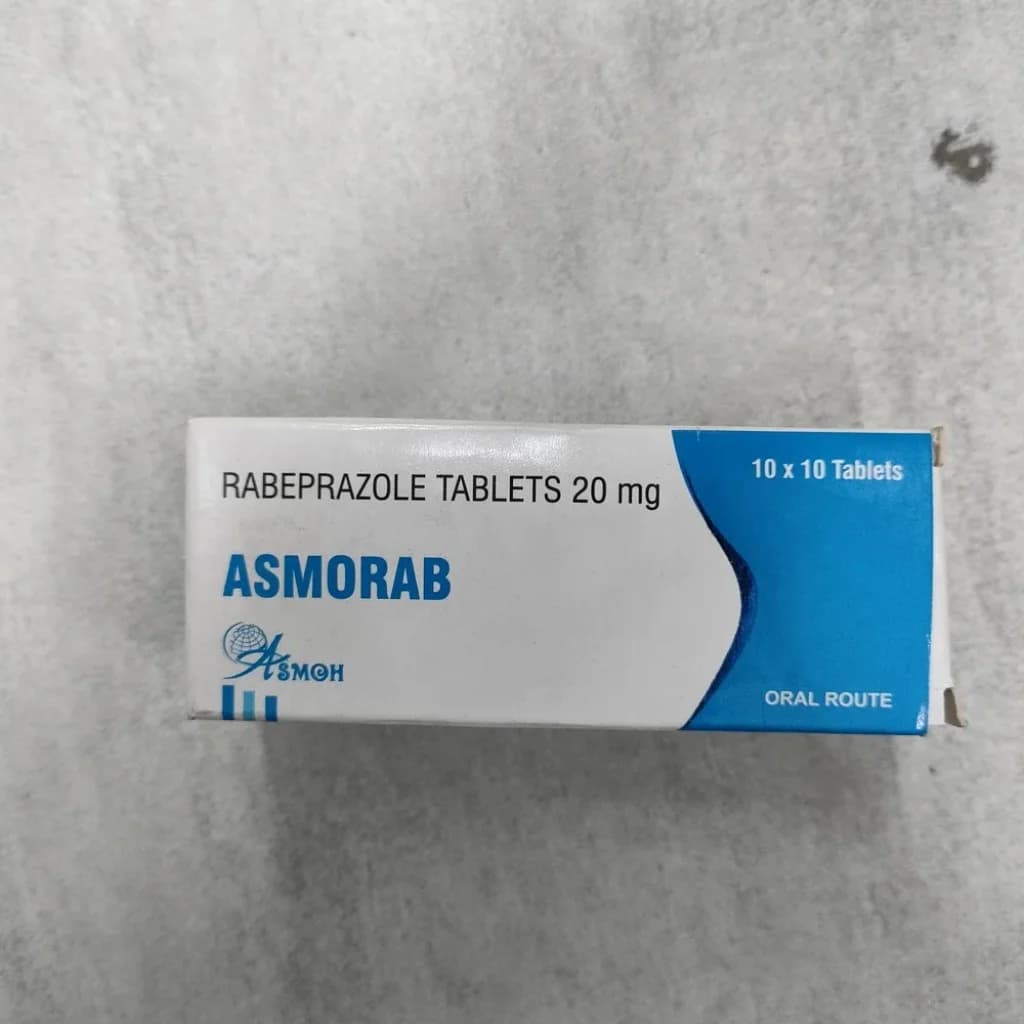 Asmorab Rabeprazole 20 mg per tablet