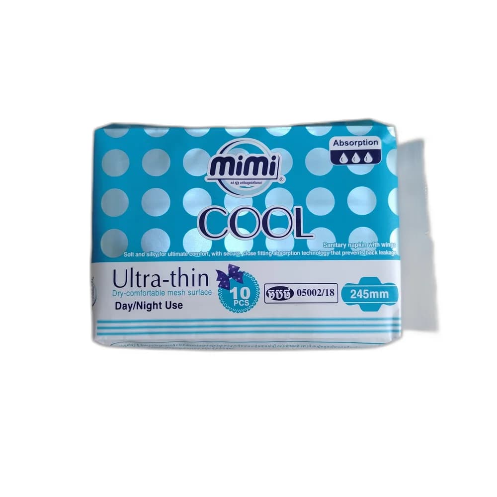 Mimi Cool Ultra-thin Sanitary Napkin 245 mm