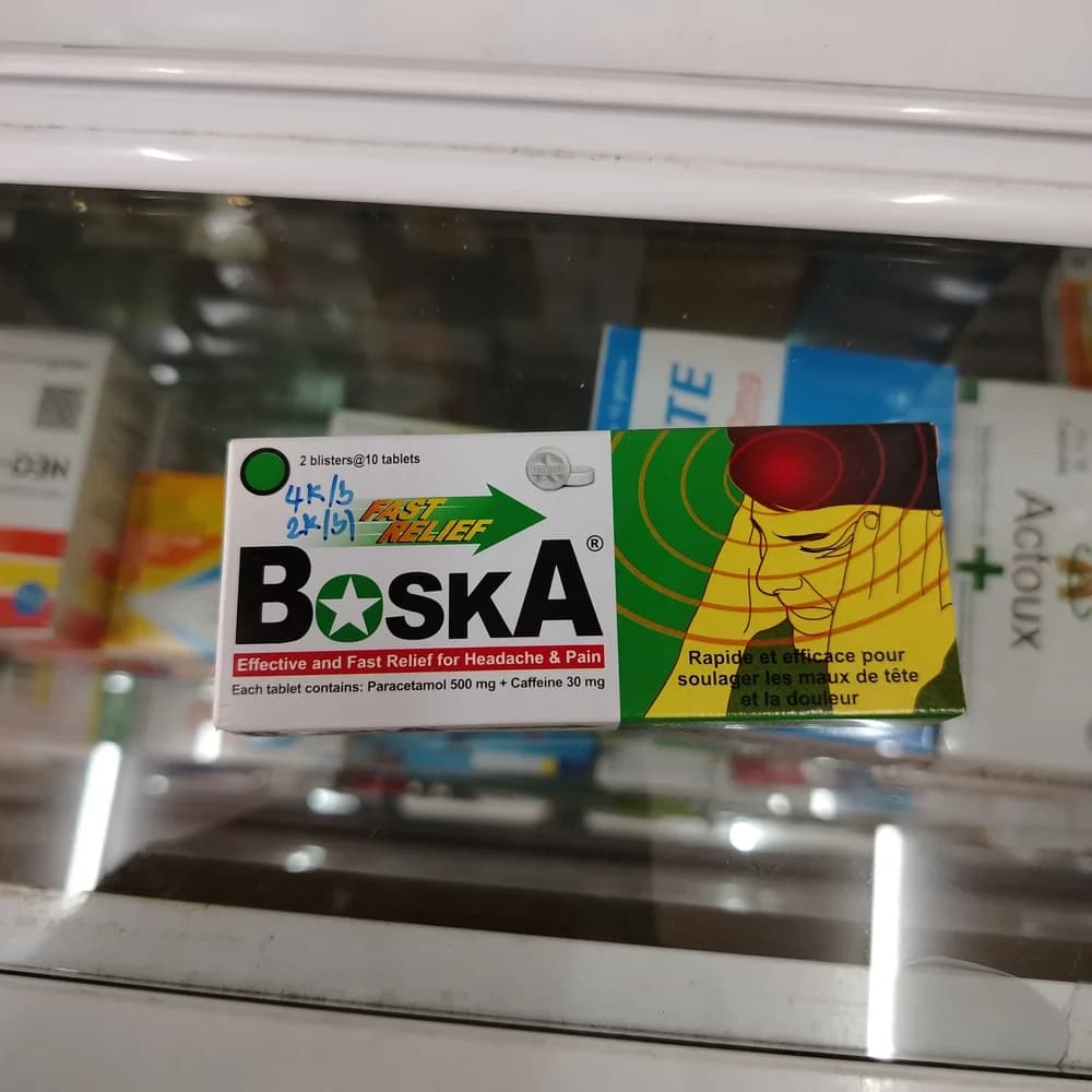 Boska Paracetamol 500 mg / Caffeine 30 mg