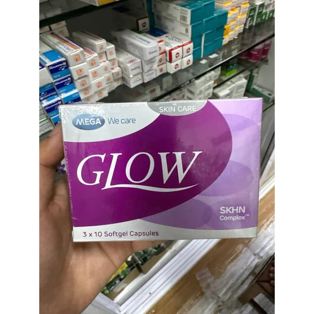 GLOW Skin Complex SKHN Complex softgel capsules, 3 blisters of 10 capsules