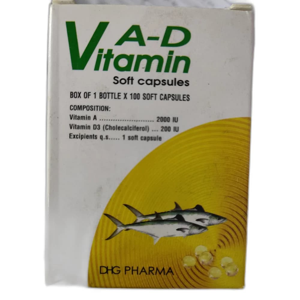 V.A-D Vitamin Vitamin A 2000 IU + Vitamin D3 200 IU per capsule
