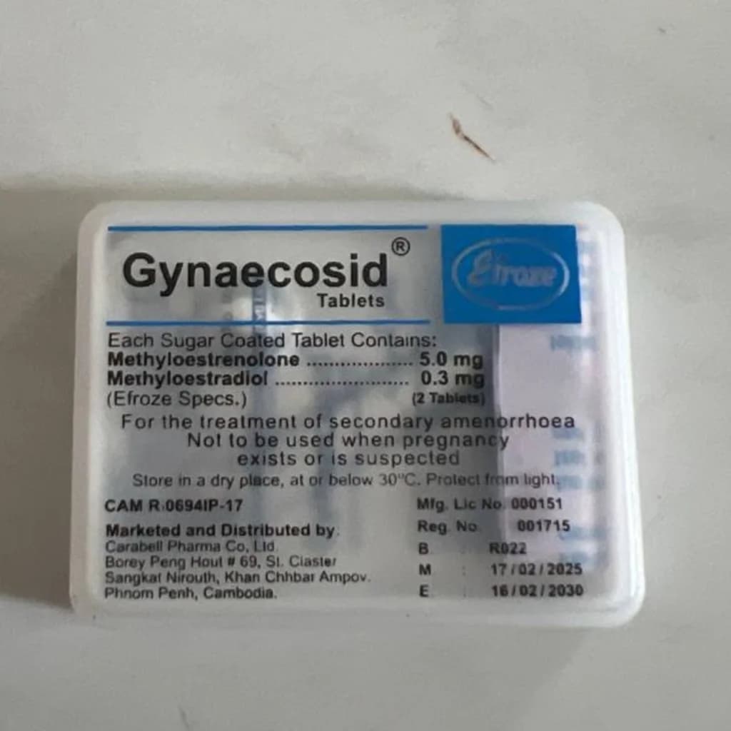 Gynaecosid 5.0mg + 0.3mg