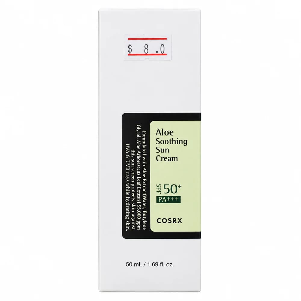 COSRX Aloe Soothing Sun Cream SPF 50+ PA+++, 50 ml