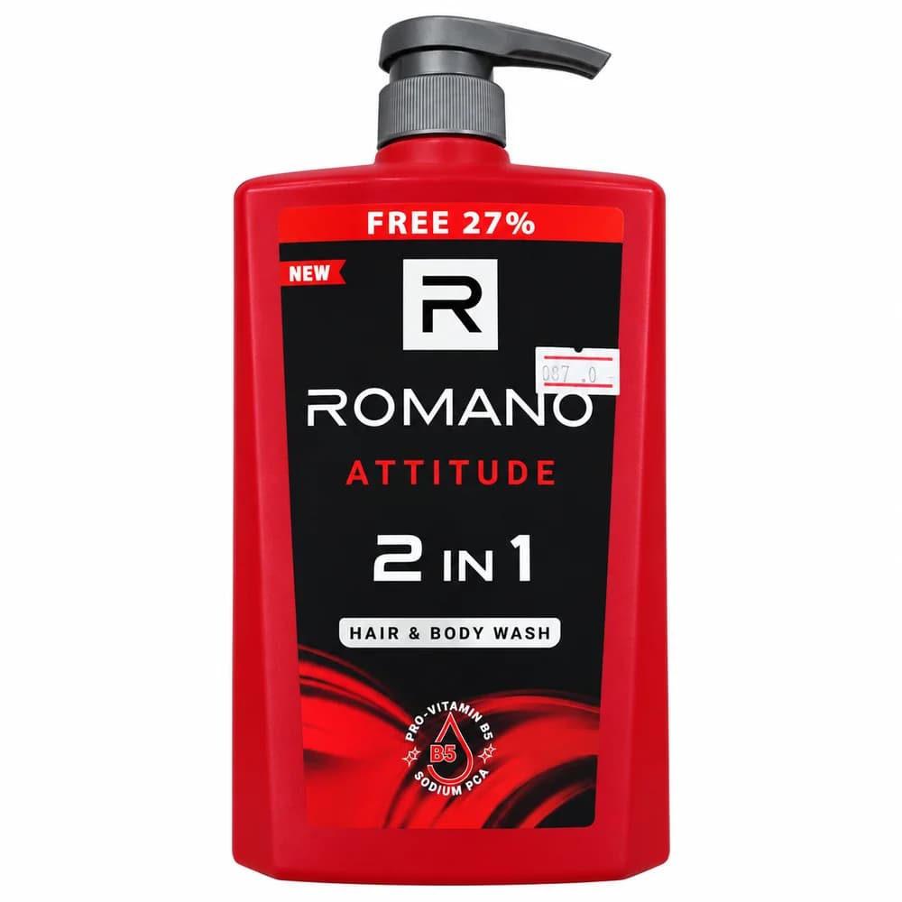 Romano Attitude 2-in-1 Hair & Body Wash 650 g