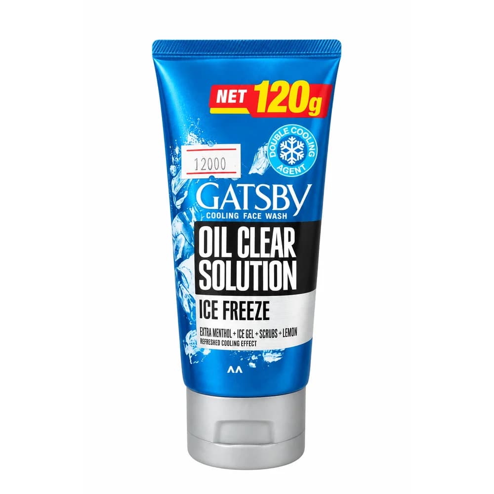 Gatsby Cooling Face Wash - Oil Clear Solution (Ice Freeze) 120 g