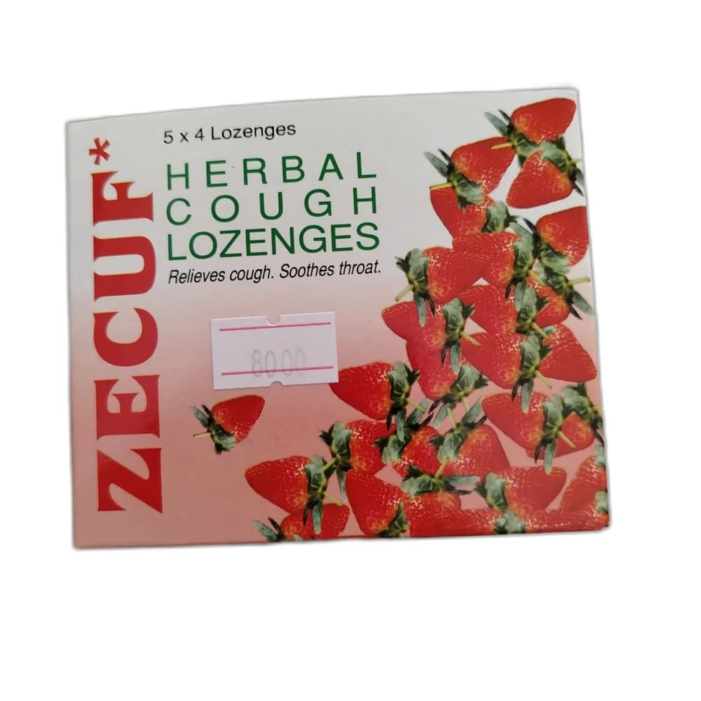 Zecuf Herbal Cough Lozenges Strawberry