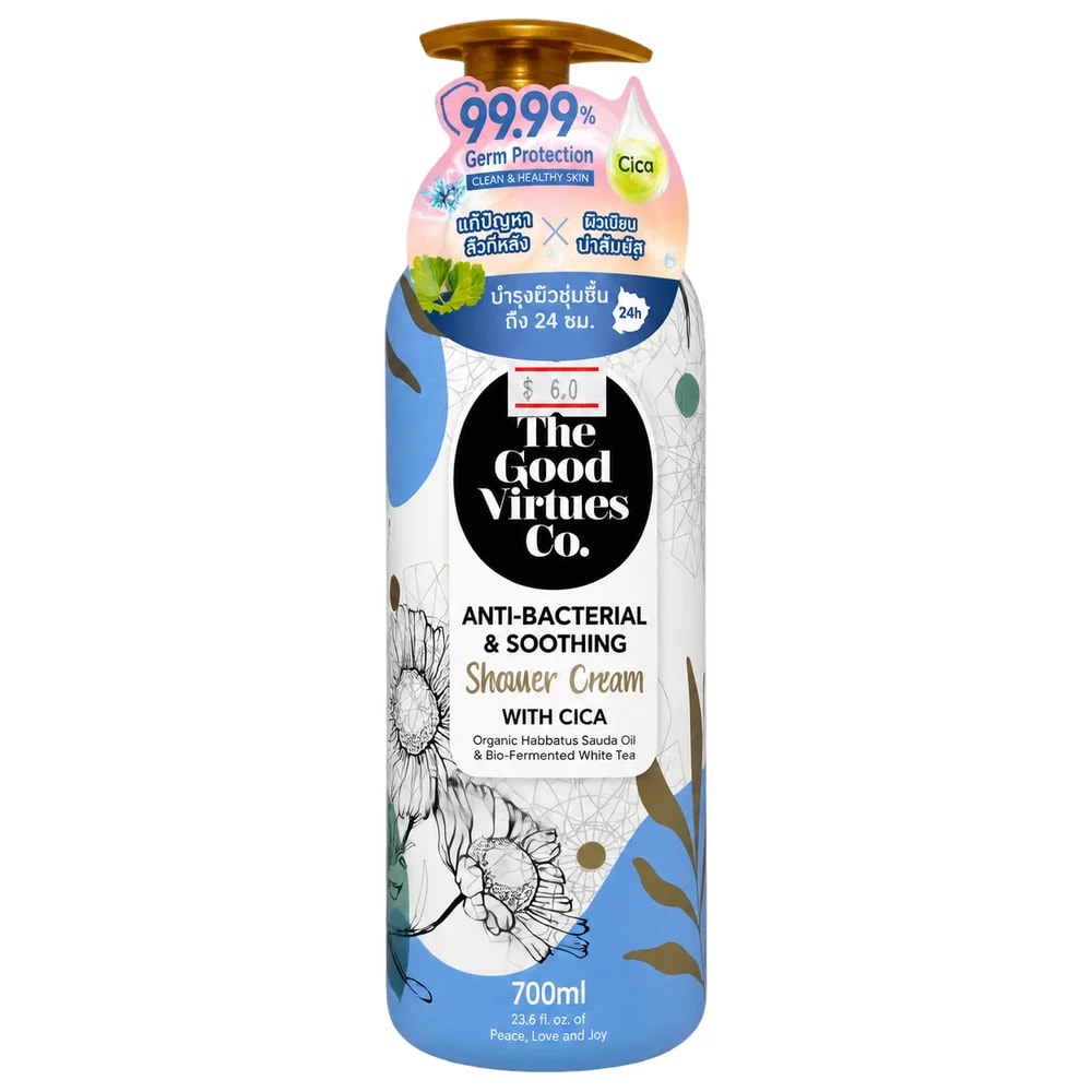 The Good Virtues Co. Anti-Bacterial & Soothing Shower Cream with Cica 700 mL - Pharmacy Krech hong