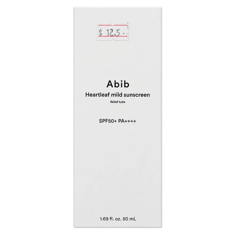 Abib Heartleaf Mild Sunscreen Relief Tube 50 mL - Pharmacy Krech hong