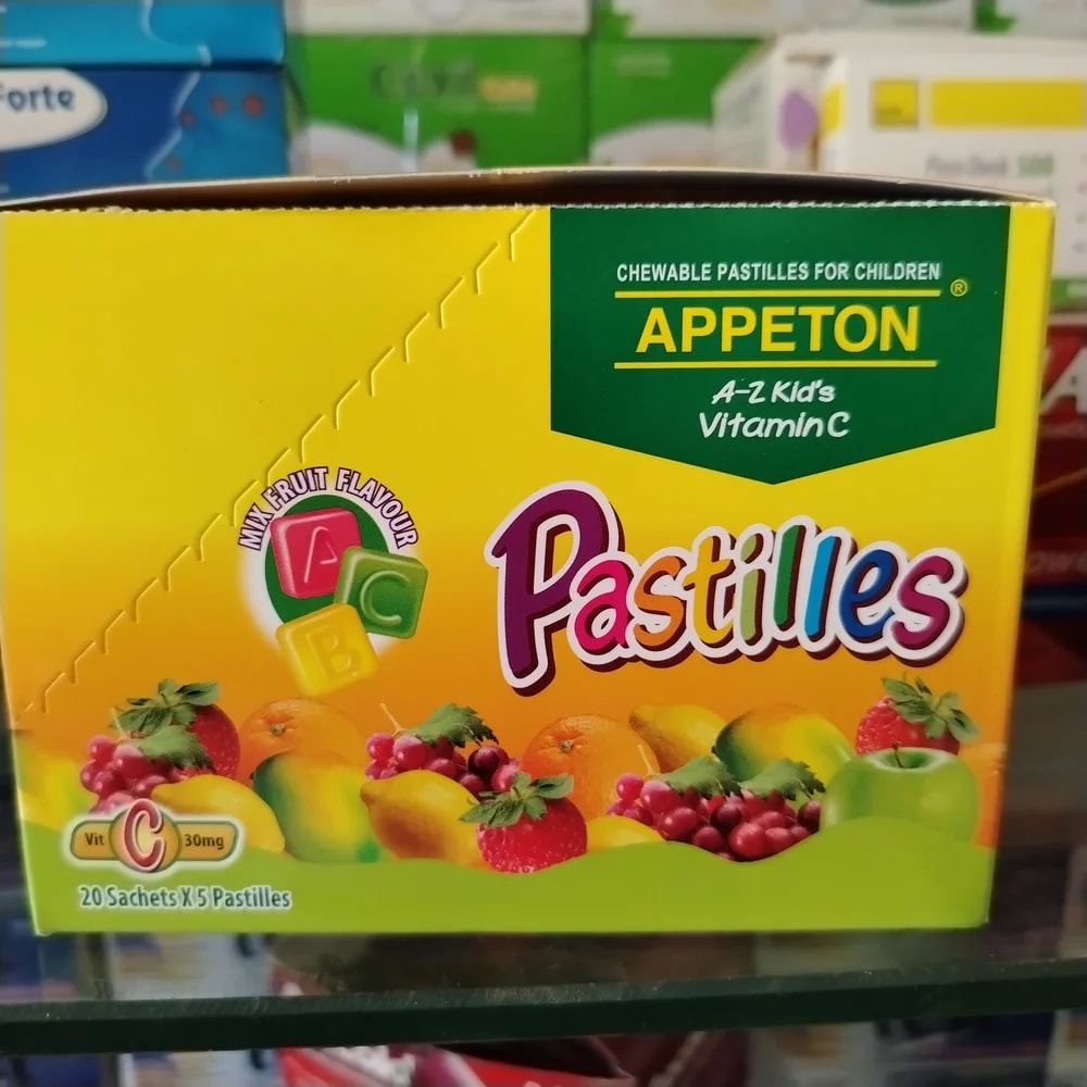 Appeton A-Z Kid's Vitamin C Pastilles Vitamin C 30 mg per pastille - CHEANIMUL PHARMACY