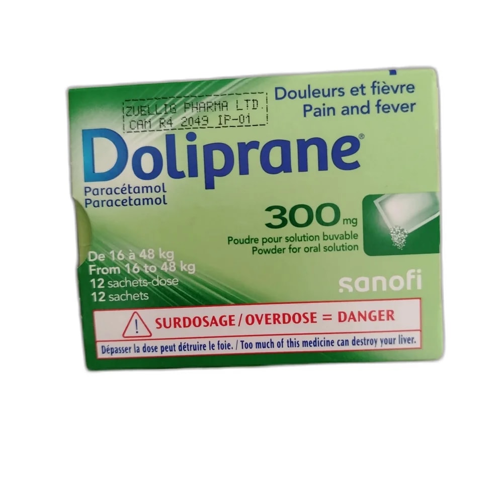 Doliprane Sachet 300 300 mg - Oudom Puthik Pharmacy