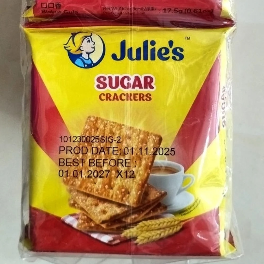 Julie's Sugar Crackers 17.5 g x 24 pieces - ឱសថស្ថាន សុខលាភ