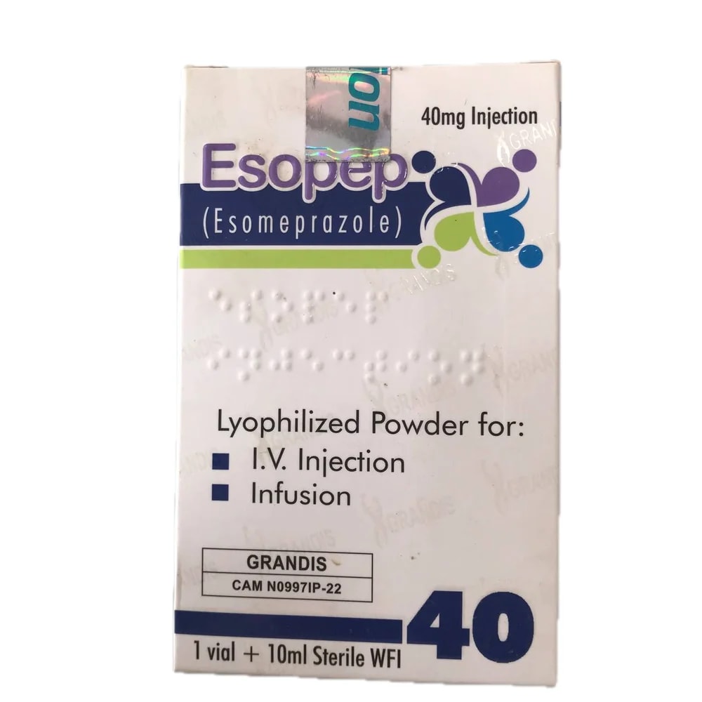 Esopep 40 mg (lyophilized powder + 10 ml sterile WFI) - Reach Srey