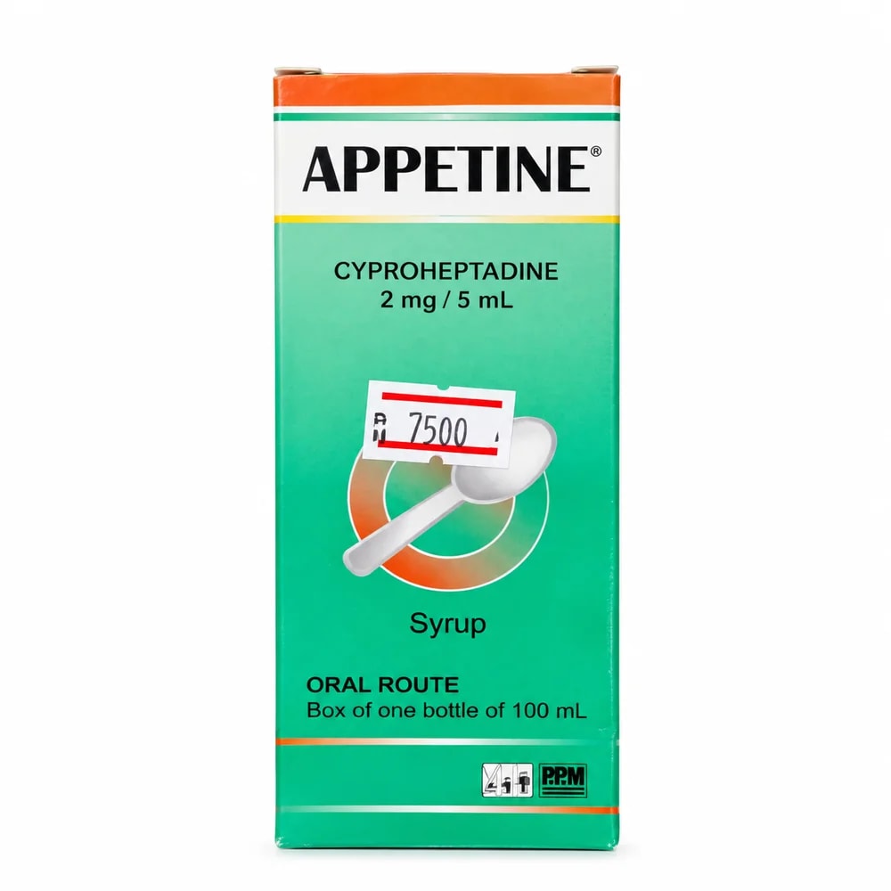 Appetine Cyproheptadine 2 mg/5 mL - Reachiny Pharmacy