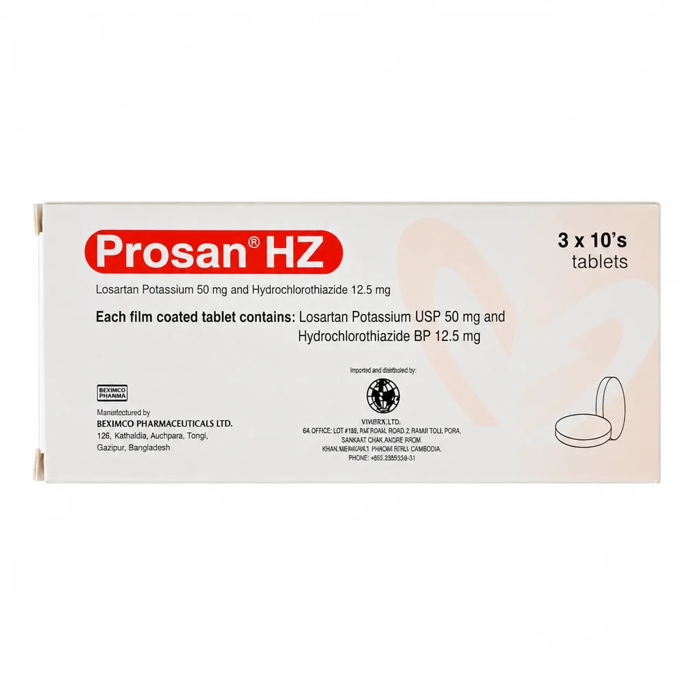 Prosan HZ 50 mg / 12.5 mg - Pharmacy Krech hong