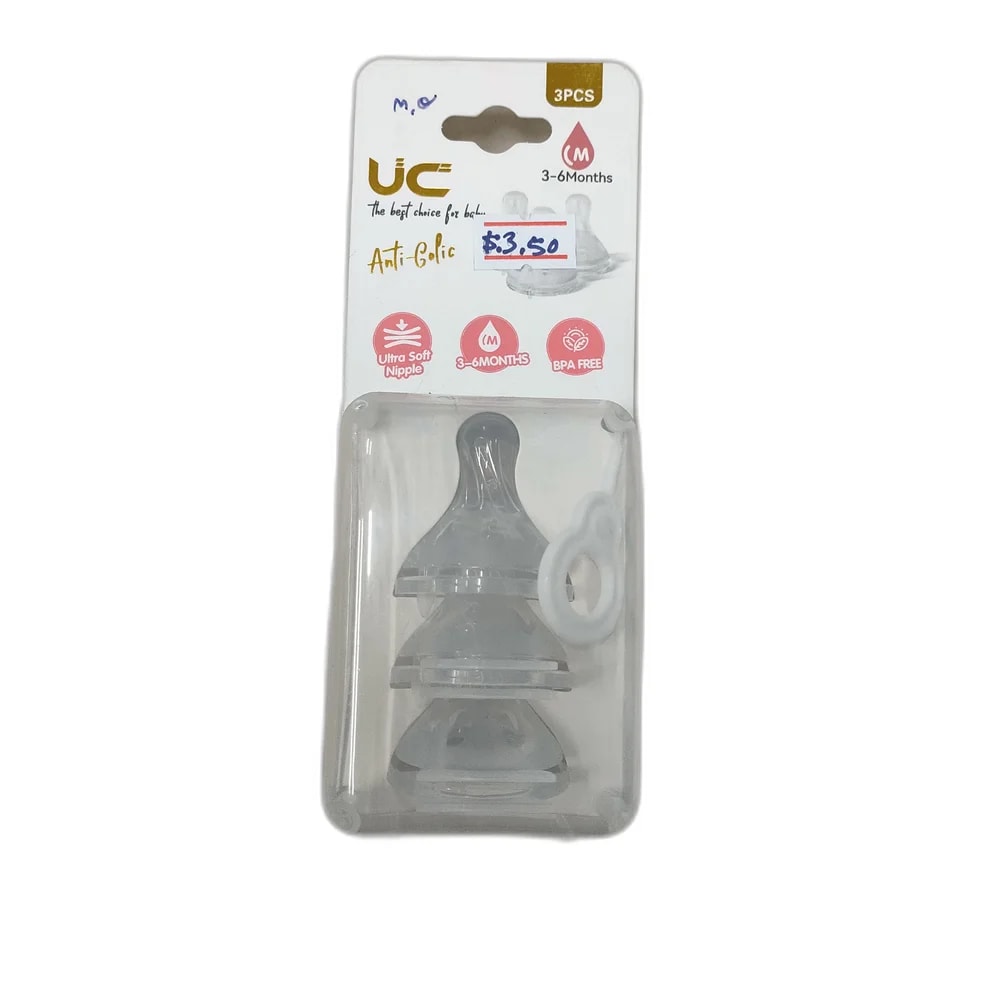 UC Anti-Colic Standard Neck Nipple M medium flow / 3–6 months - Depot de Pharmacie B Rotha