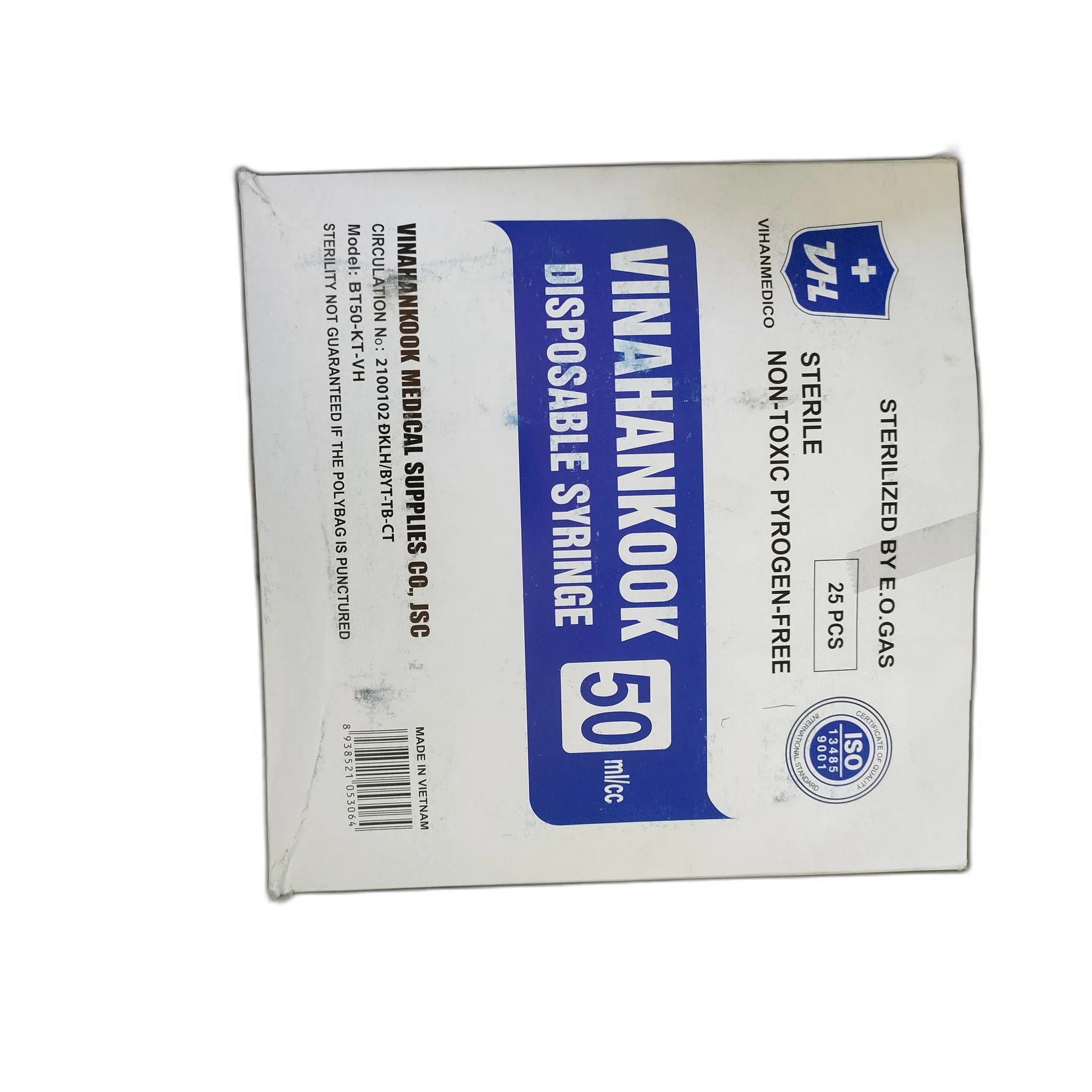 VINAHANKOOK 50 ml disposable syringe 50 ml/cc, 25 pieces - PRONETH PHARMA PHARMACY
