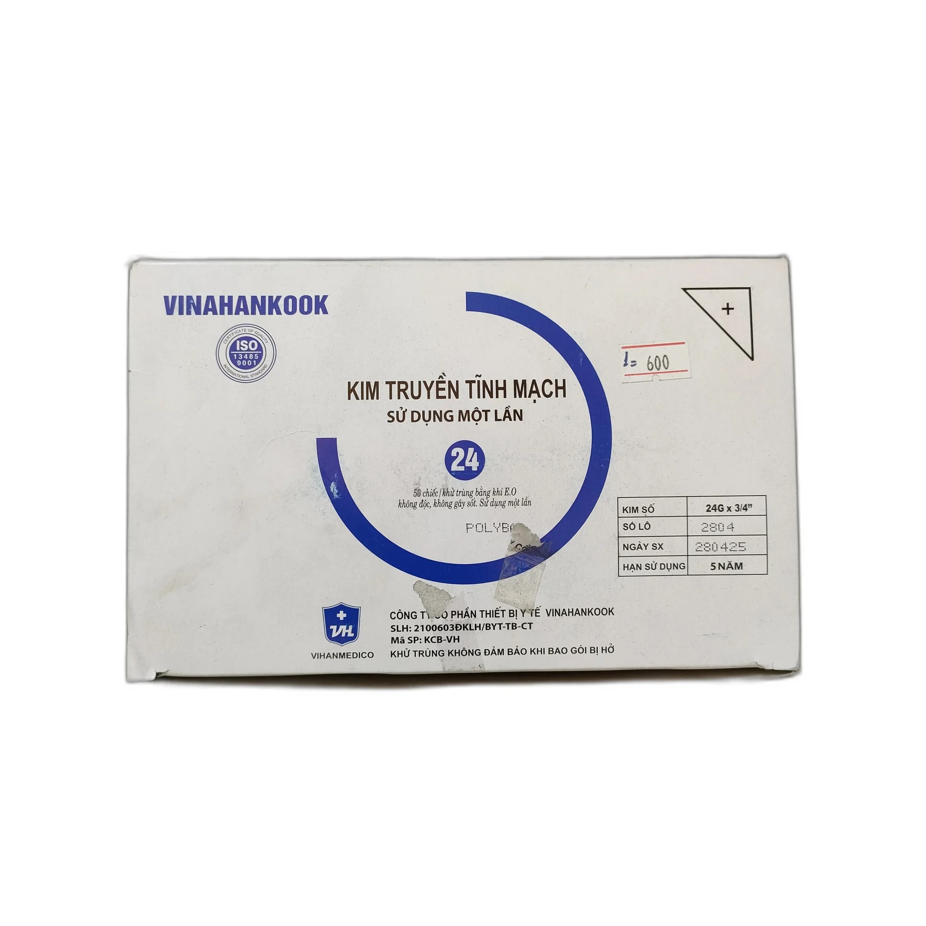 VINAHANKOOK Intravenous Catheter 24G 24G - PRONETH PHARMA PHARMACY
